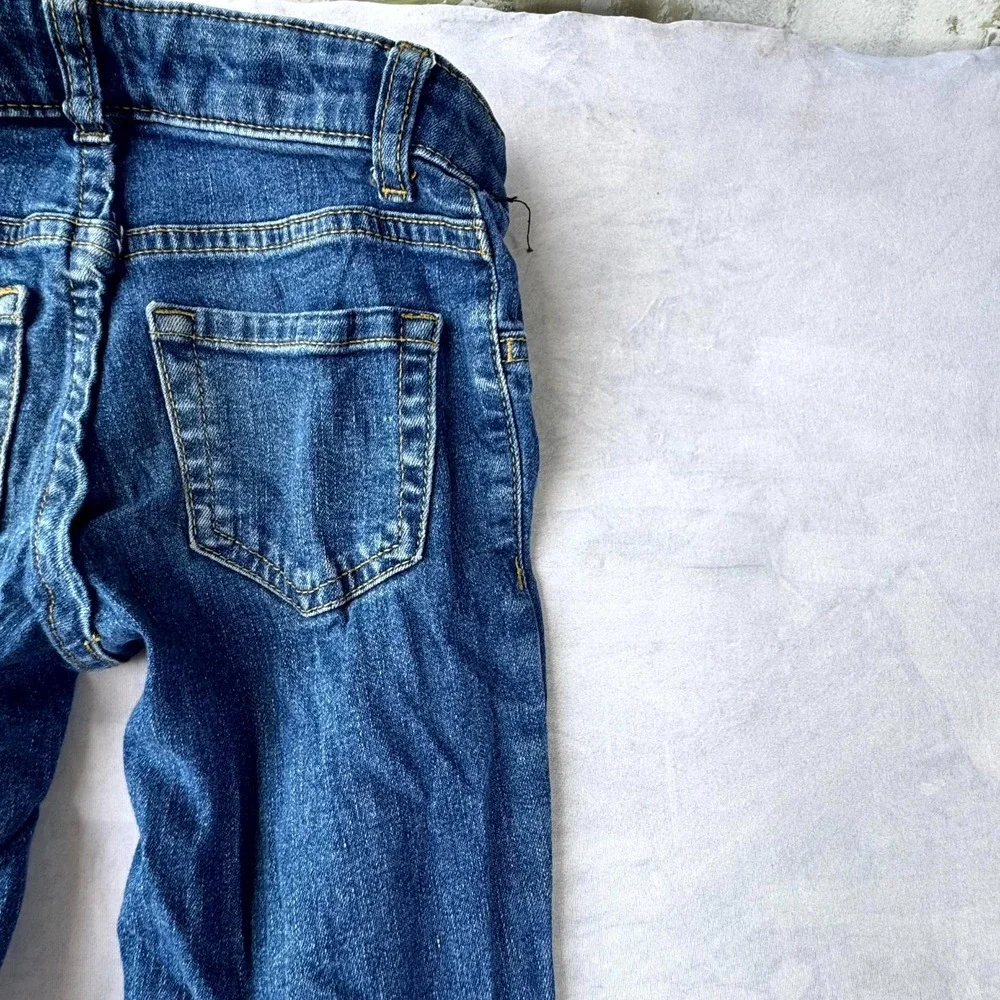 Cat & Jack Straight Jeans Boys 8 Blue Denim Medium Wash Super Stretch Streetwear